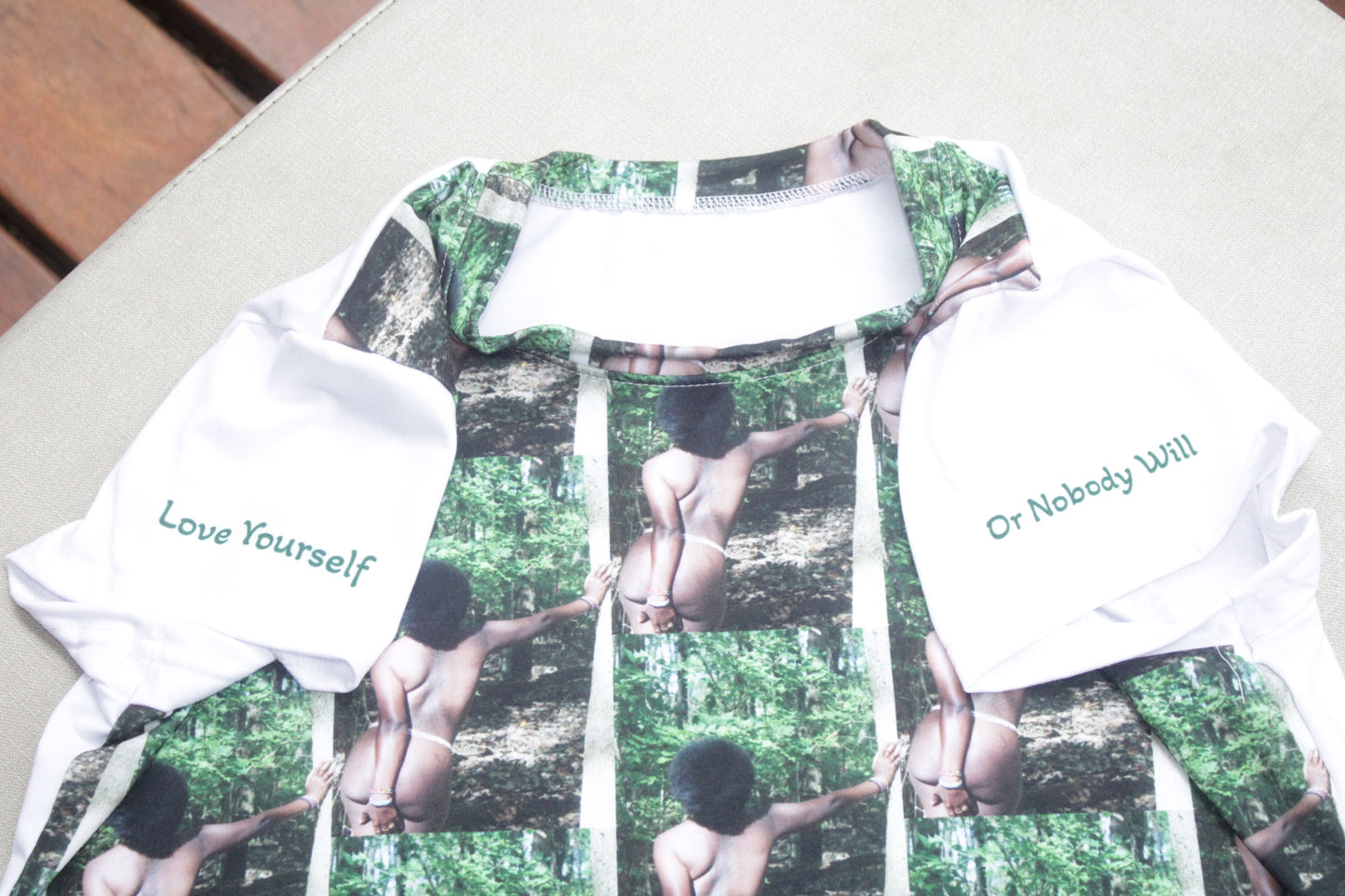 All-Over Print Crop Tee